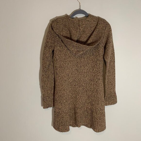 Express v-neck long sleeve button close wool blend cardigan sweater - Picture 7 of 10